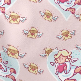 Cupid And The Love Letter Lightweight Cotton Poplin