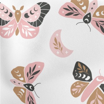 Mysterious Butterfly Pattern Lightweight Cotton Poplin