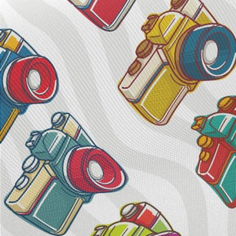 Color SLR Camera Midweight Cotton Poplin
