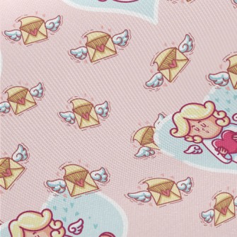 Cupid And The Love Letter Midweight Cotton Poplin