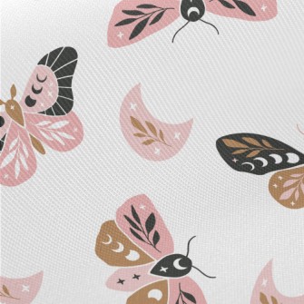 Mysterious Butterfly Pattern Midweight Cotton Poplin