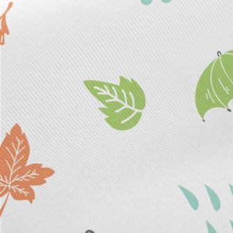 Cute Autumn Doodles Midweight Cotton Poplin