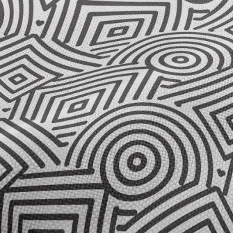 Geometric Maze Performance Linen