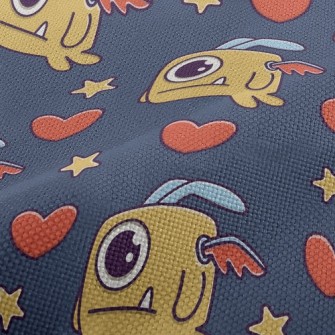 One-eyed Monster With Rabbit E Performance Linen