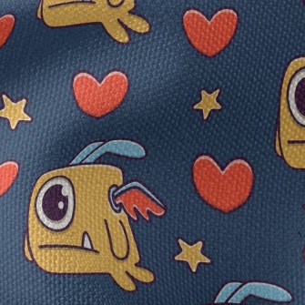 One-eyed Monster With Rabbit E Waterproof Canvas