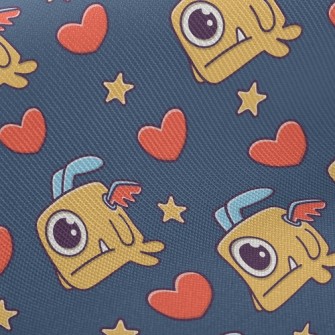 One-eyed Monster With Rabbit E Twill