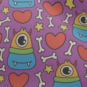 Cute One-eyed Monster Chiffon