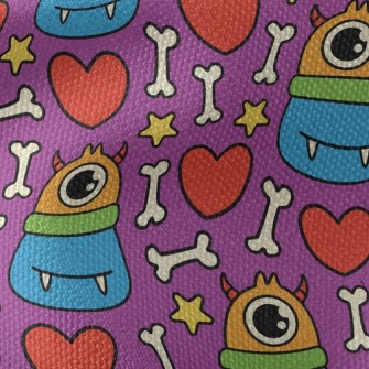 Cute One-eyed Monster Waterproof Canvas