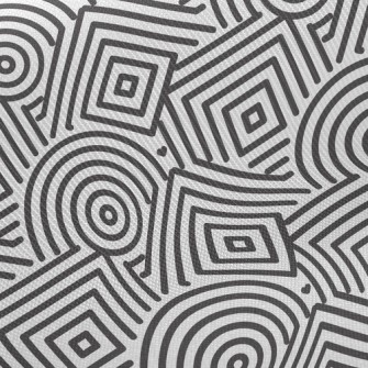 Geometric Maze Twill