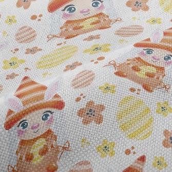 Easter Eggs And Rabbit Elf Performance Linen