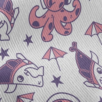 Funny Shark Octopus Standard Corduroy