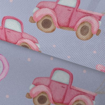 Romantic Hearts Balloon Car Waterproof Oxford