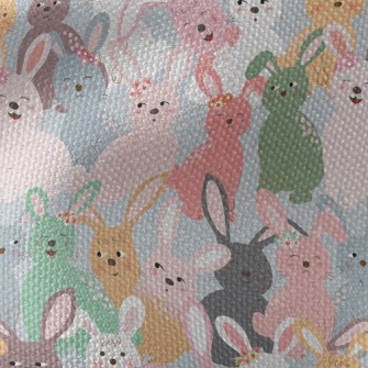Playful Bunny Waterproof Canvas