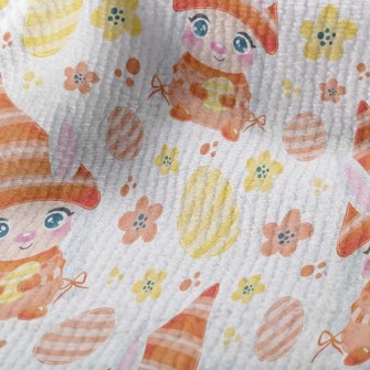 Easter Eggs And Rabbit Elf Terry