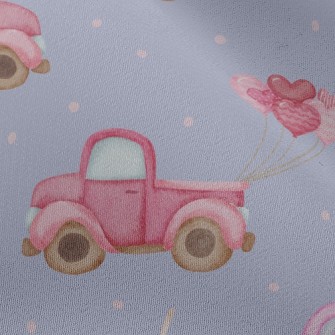 Romantic Hearts Balloon Car Chiffon