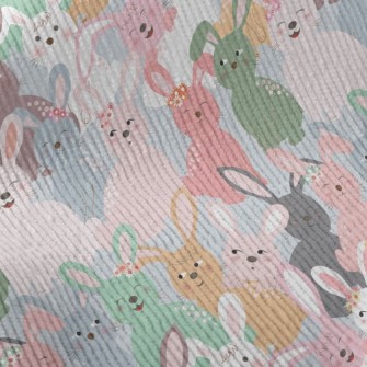 Playful Bunny Standard Corduroy