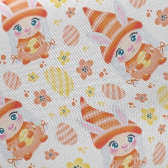 Easter Eggs And Rabbit Elf Twill
