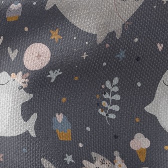 Good Night Shark Waterproof Canvas