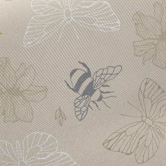 Bees And Butterflies Twill