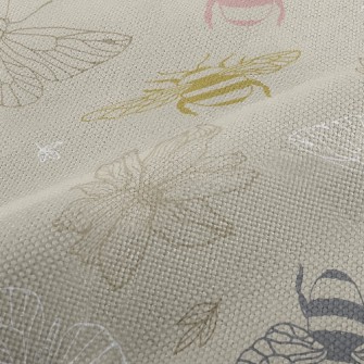 Bees And Butterflies Performance Linen