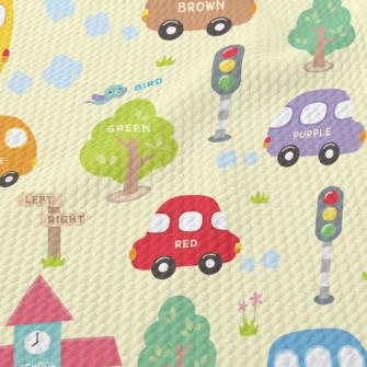 Cute Mini City Birdseye Piqué