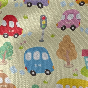 Cute Mini City Waterproof Canvas