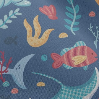 Lively Marine Life Chiffon