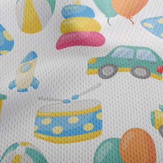 Transportation Toys Athletic Mesh Flat Back