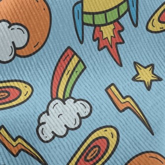 Kawaii Rocket Standard Corduroy