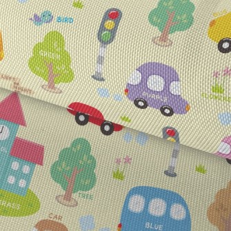 Cute Mini City Waterproof Oxford
