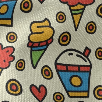 Delicious Ice Cream Waterproof Canvas