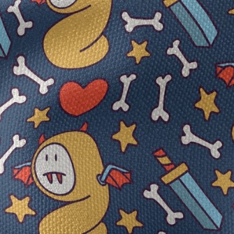Footless Monster Waterproof Canvas