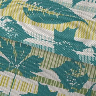 Artistic Arrangement Of Leaves Waterproof Oxford