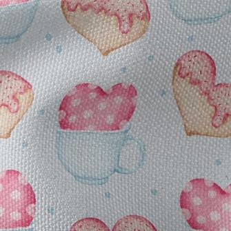 Sweetheart Cookie Coffee Waterproof Canvas