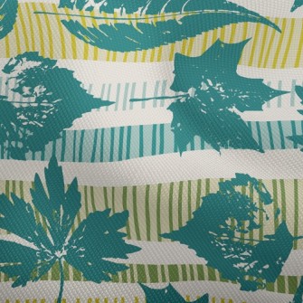 Artistic Arrangement Of Leaves Dobby