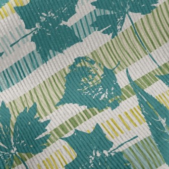 Artistic Arrangement Of Leaves Standard Corduroy