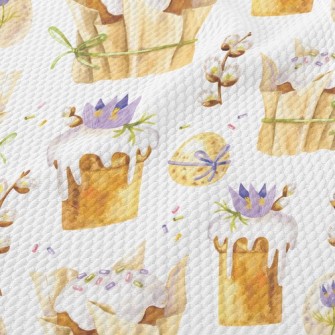 Crown Shape Cake Birdseye Piqué