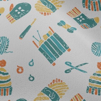 Finished Knitted Hat Chiffon