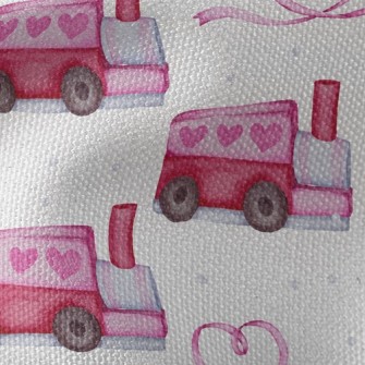 Ribbon Love Train Waterproof Canvas