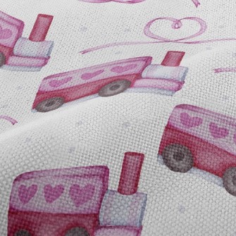 Ribbon Love Train Performance Linen