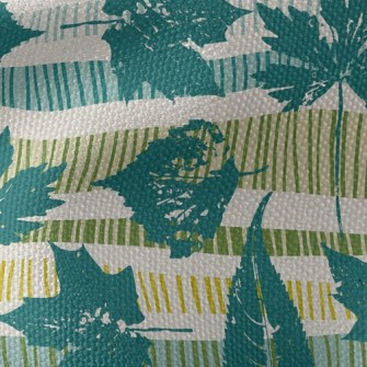 Artistic Arrangement Of Leaves Waterproof Canvas