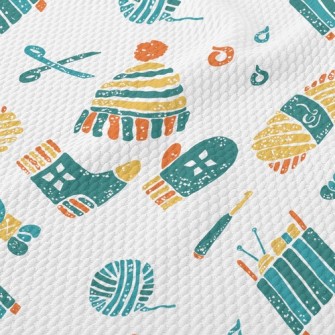 Finished Knitted Hat Birdseye Piqué