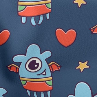 Big Eyed Monster Stretch Ponte