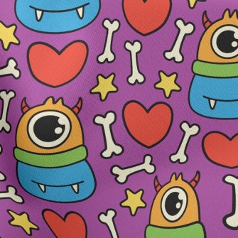 Cute One-eyed Monster Stretch Ponte