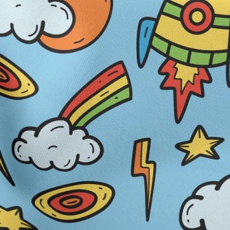 Kawaii Rocket Stretch Ponte
