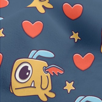 One-eyed Monster With Rabbit E Micro Fleece