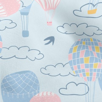 Hot Air Balloon Ride Micro Fleece