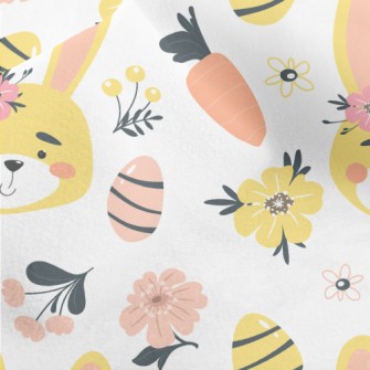 Beautiful Flowers And Cute Rab Micro Fleece