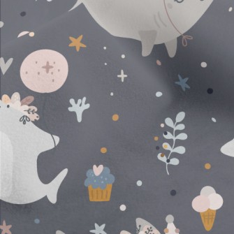 Good Night Shark Micro Fleece