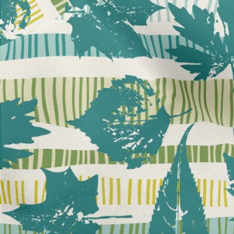 Artistic Arrangement Of Leaves Micro Fleece